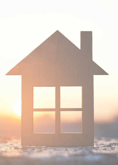 cutout photo of a home